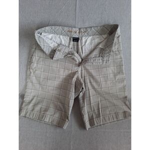 Nike Golf Men 34 Performance Active Pocket Zip-Up Herringbone Pattern Gray Short